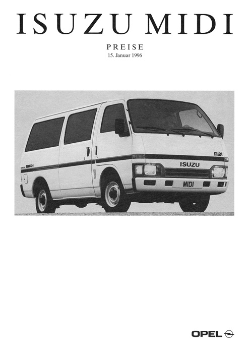  Isuzu Midi Isuzu Midi 15.01.1996