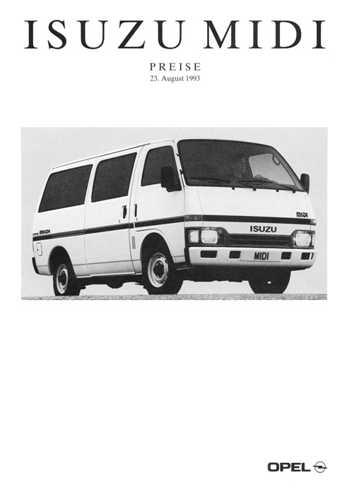  Isuzu Midi Isuzu Midi 23.08.1993
