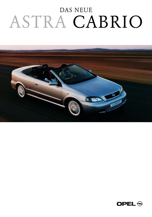  Astra G Cabrio Das neue Astra Cabrio 01/2001