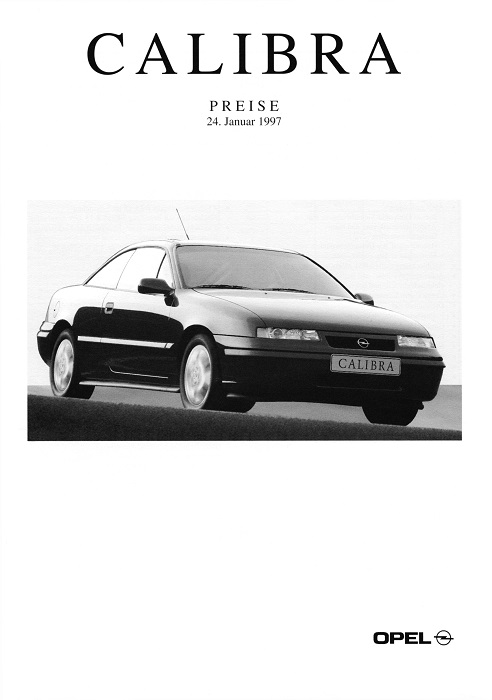  Calibra Calibra 24.01.1997