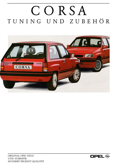  Corsa A Corsa Tuning und Zubehör 02/1992