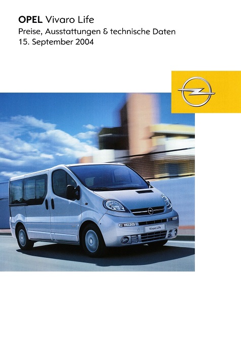  Vivaro A Vivaro Life 15.09.2004