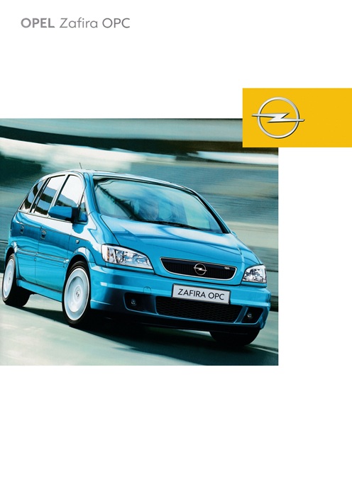  Zafira A Zafira OPC 08/2003