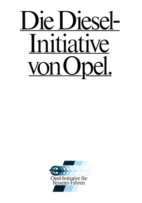  Ascona C Die Diesel-Initiative von Opel. 03/1982
