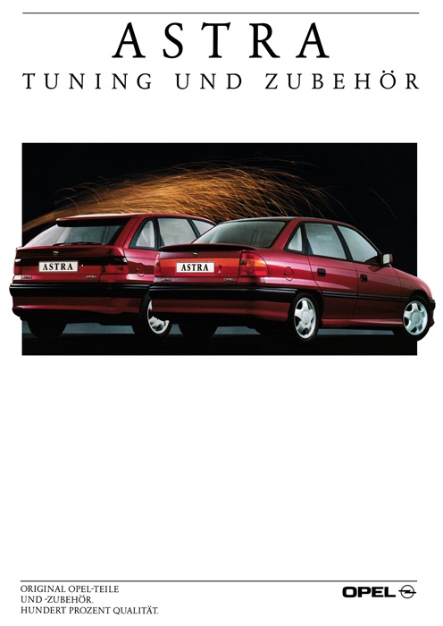  Astra F Astra<br>Tuning und Zubehör 04/1992