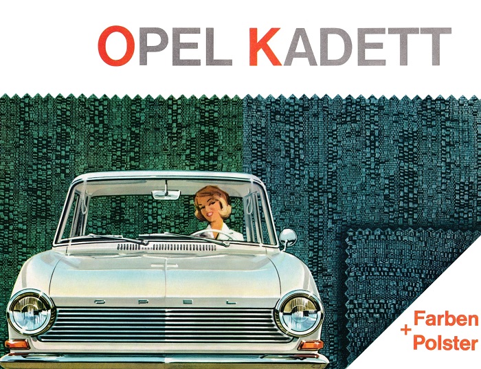  Kadett A Kadett Farben und Polster 08/1962