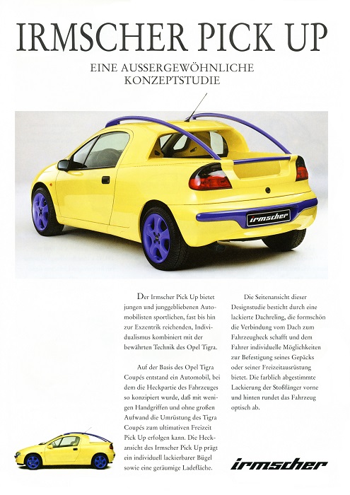  Irmscher Irmscher Pick Up - eine außergewöhnliche Konzeptstudie 03/1996