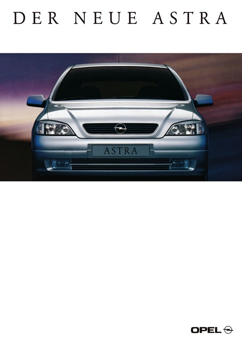  Astra G Der neue Astra 01/1998