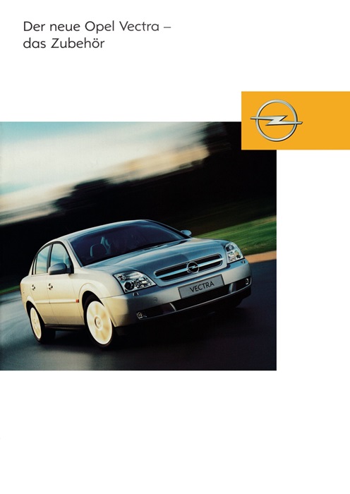  Vectra C Der neue Opel Vectra - das Zubehör 04/2002