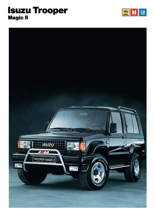 Isuzu Trooper Isuzu Trooper Magic II 00/1990