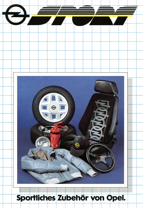  modellübergreifend Sportliches Zubehör von Opel. 12/1980
