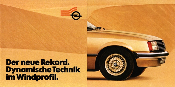  Rekord E Der neue Rekord.<br>Dynamische Technik im Windprofil. 08/1977