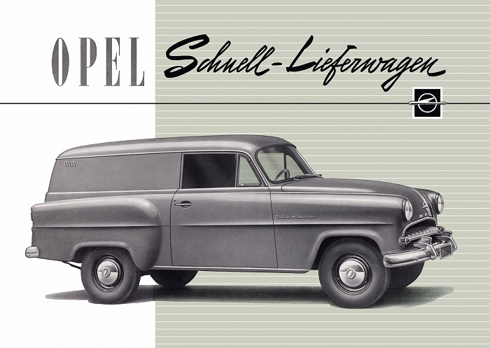  Olympia Rekord Opel Schnell-Lieferwagen 00/1954