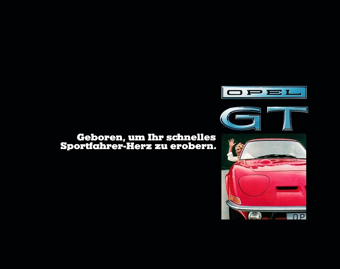 Broschüre GT Opel GT 09/1968