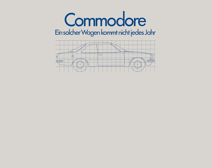 Broschüre Commodore B Commodore 02/1972
