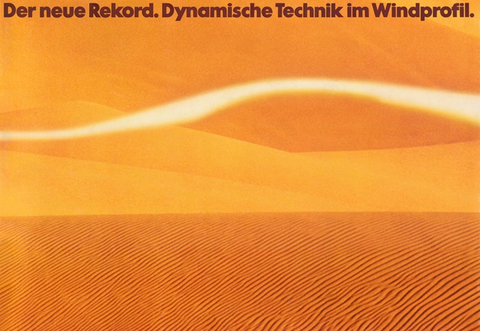  Rekord E Der neue Rekord. Dynamische Technik im Windprofil. 10/1977