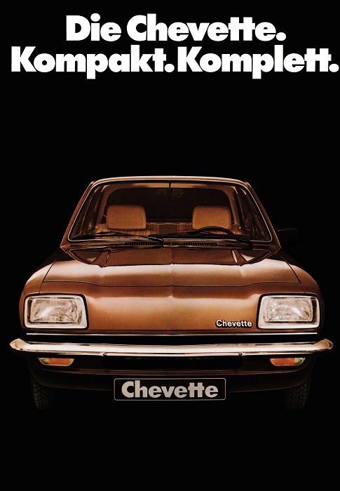 Broschüre Chevette Die Chevette. Kompakt. Komplett. 09/1980
