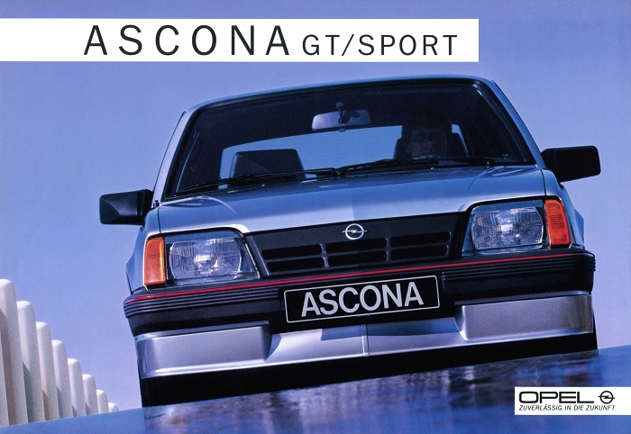 Broschüre Ascona C Ascona GT/Sport 09/1985