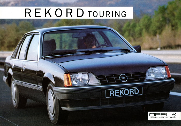 Broschüre Rekord E Rekord Touring 01/1986