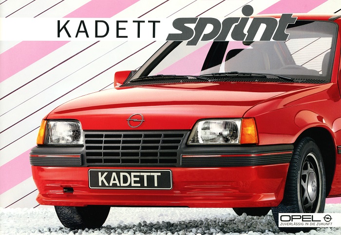 Broschüre Kadett E Kadett Sprint 02/1986