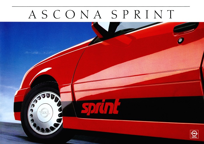 Broschüre Ascona C Ascona Sprint 09/1986