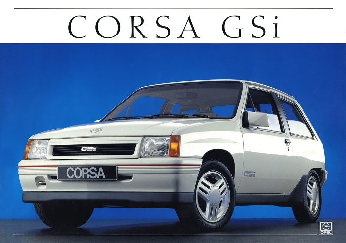 Broschüre Corsa A Corsa GSi 09/1987