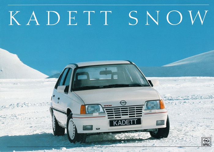 Broschüre Kadett E Kadett Snow 11/1987