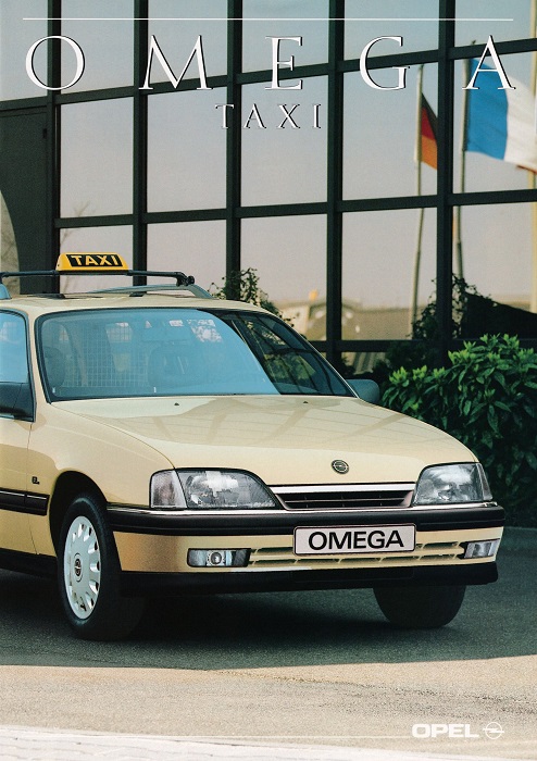 Broschüre Omega A Taxi;<br>Vielen Dank an Thomas für den Scan! 07/1990