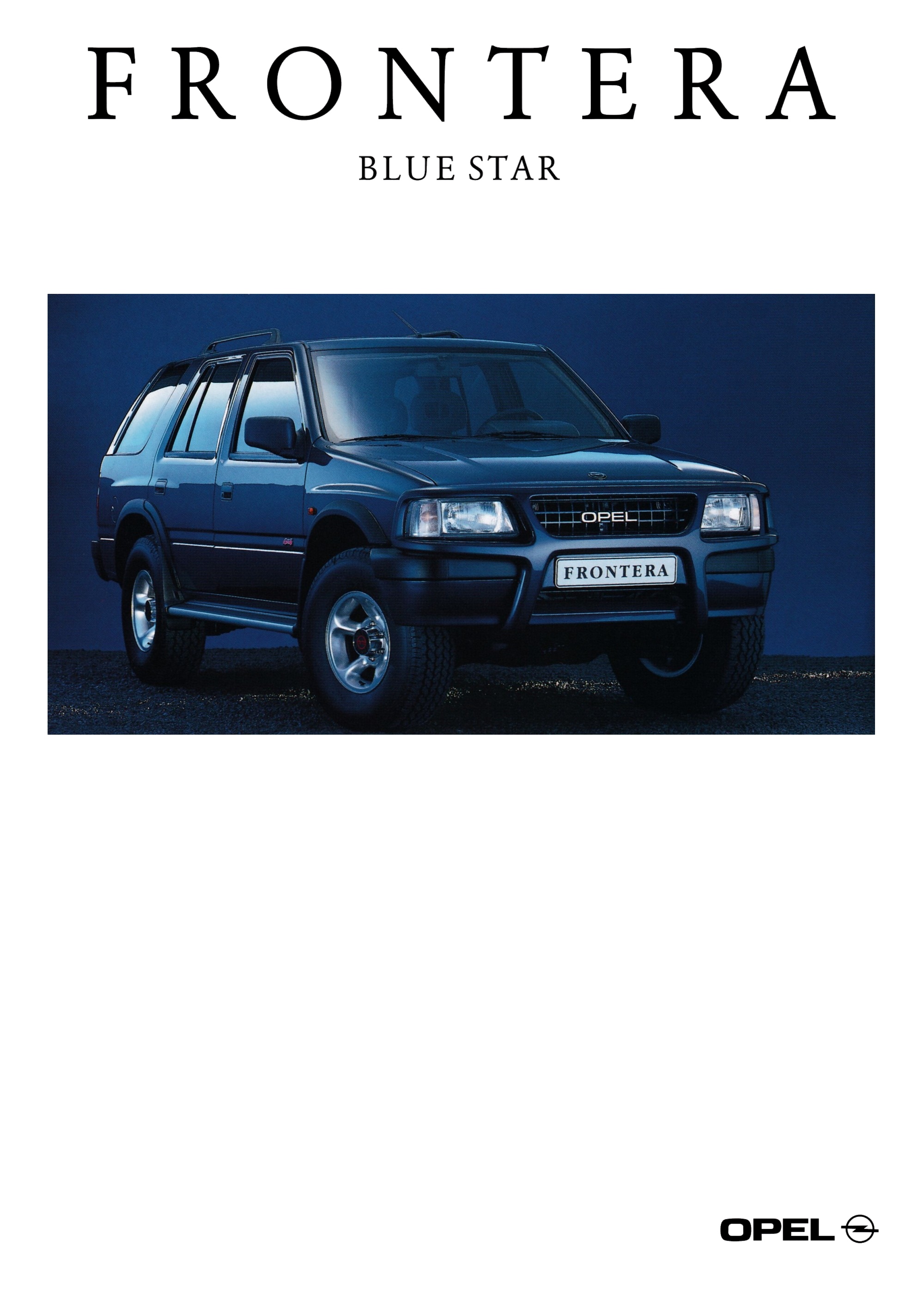  Frontera A Frontera Blue Star 11/1993