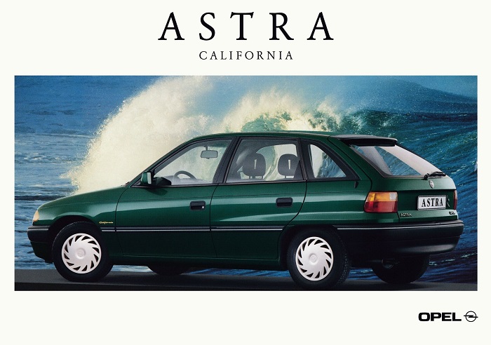 Broschüre Astra F California 03/1994