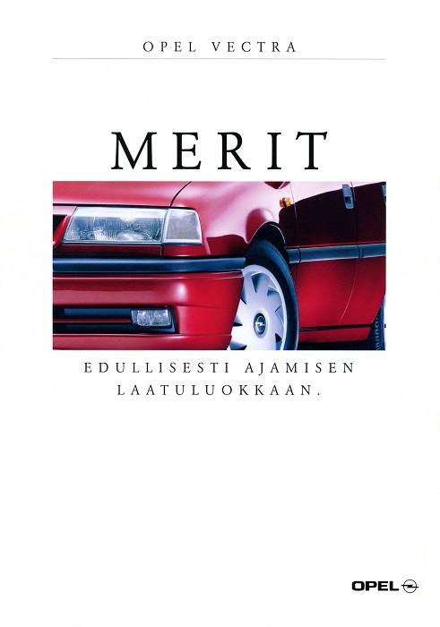Broschüre Vectra A Vectra Merit 11/1994