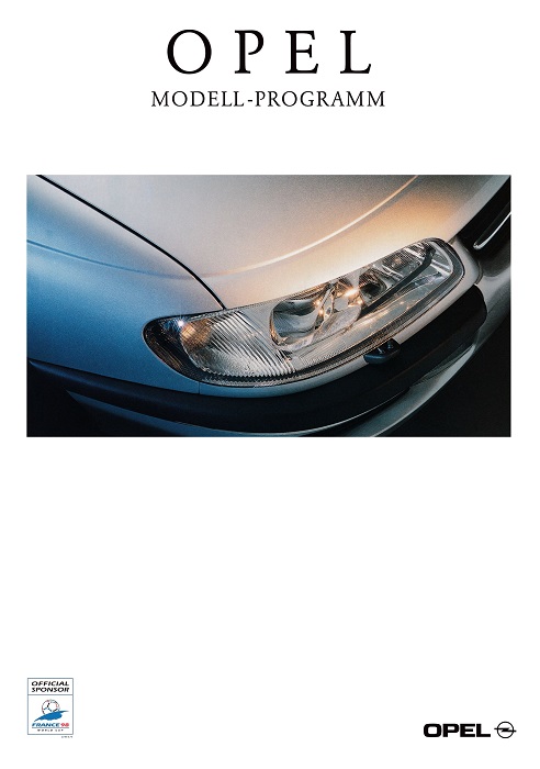 Broschüre Modellprogramm Opel Modell-Programm 09/1997
